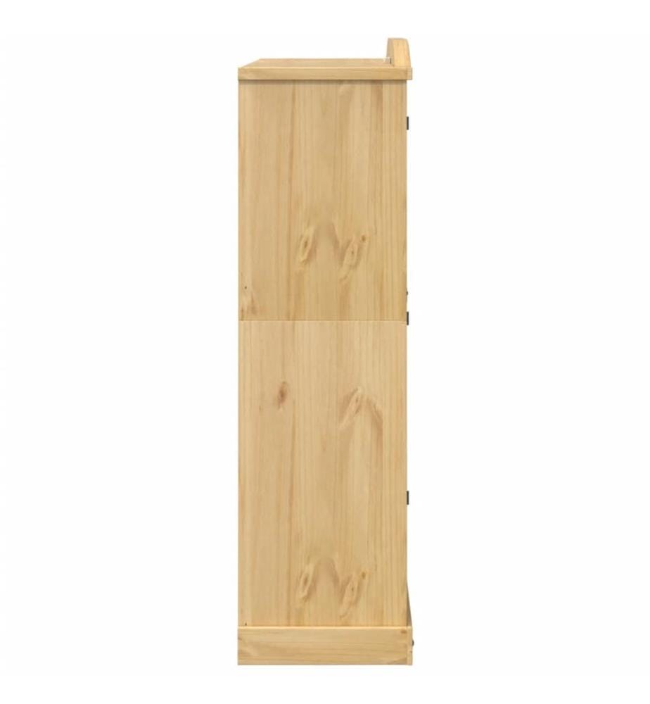 Kleiderschrank Corona 151,5x52x186 cm Massivholz Kiefer