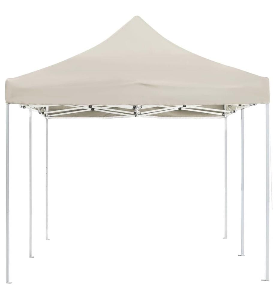 Profi-Partyzelt Faltbar Aluminium 6x3 m Creme