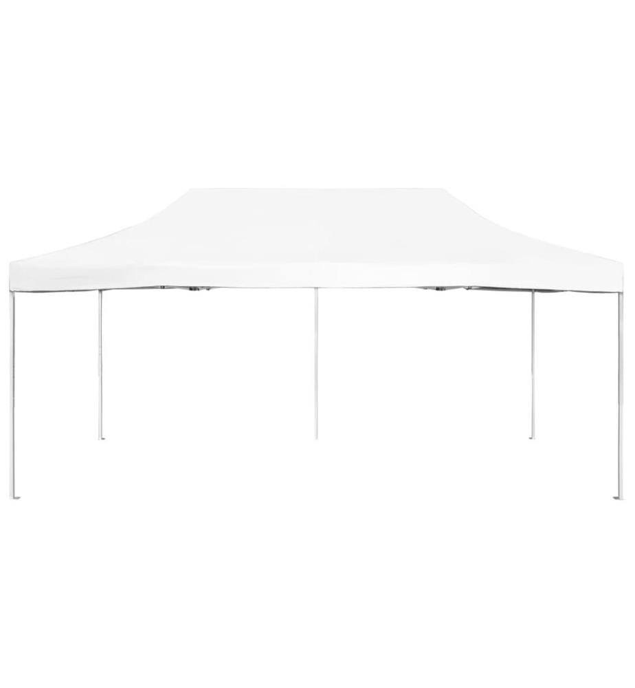 Profi-Partyzelt Faltbar Aluminium 6x3 m Weiss