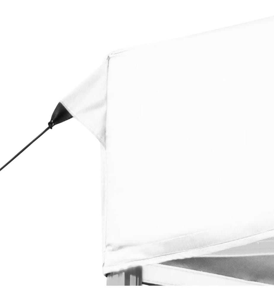 Profi-Partyzelt Faltbar Aluminium 6x3 m Weiss