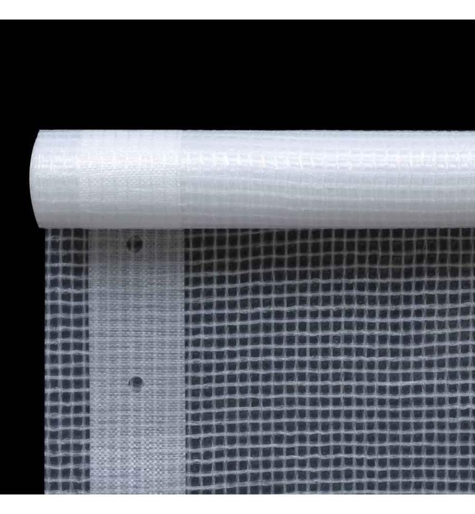 Bâche Leno 260 g/m² 3 x 15 m Blanc