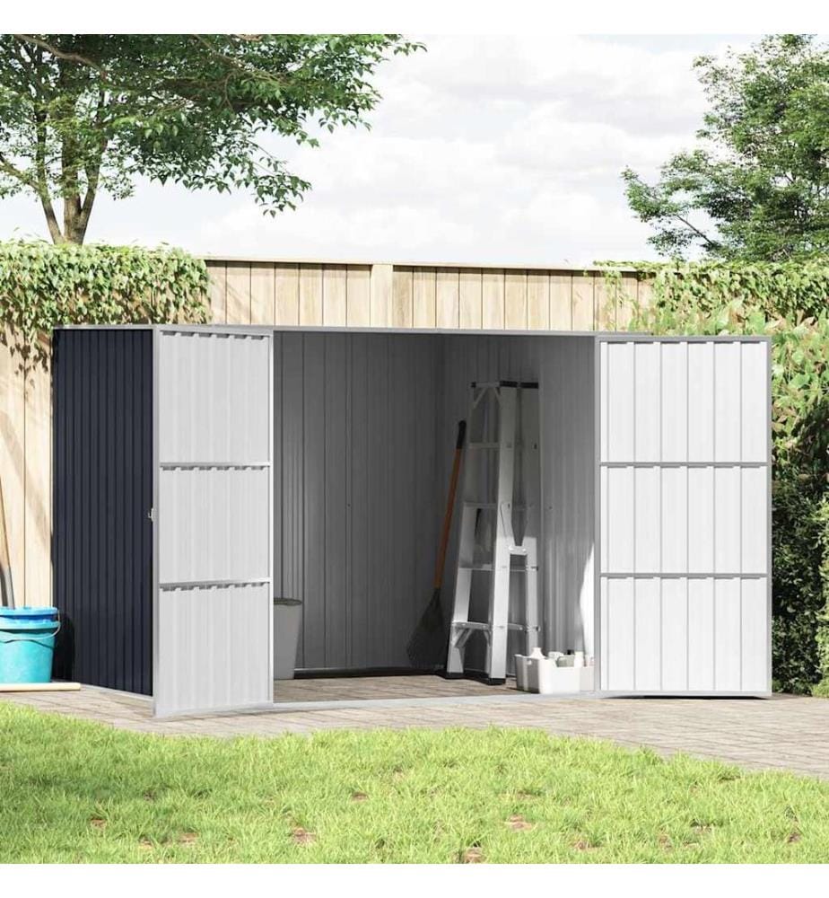 Abri de jardin Anthracite 195x198x159 cm Acier galvanisé