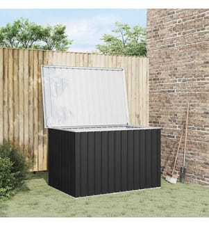 Boîte de rangement de jardin Anthracite 149x99x93 cm