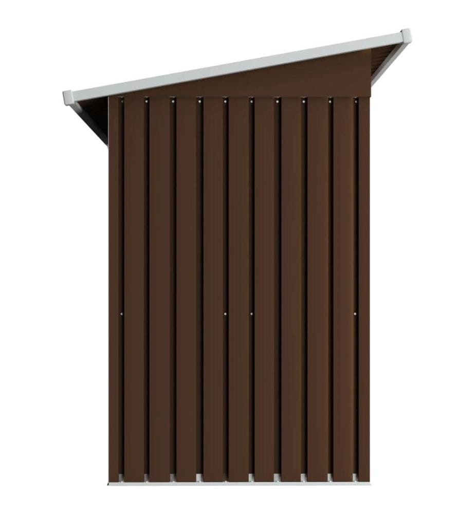 Geräteschuppen Braun 194x121x181 cm Stahl
