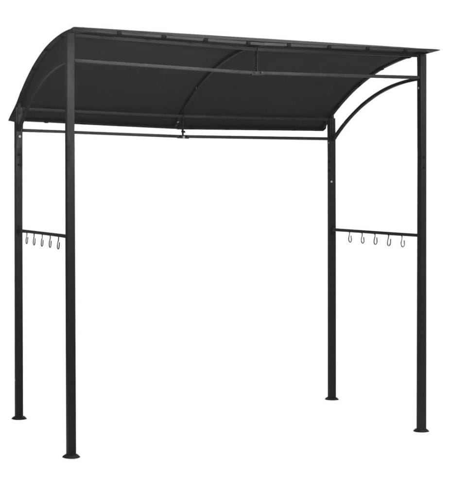 BBQ-Pavillon 215x150x220 cm Anthrazit Stahl