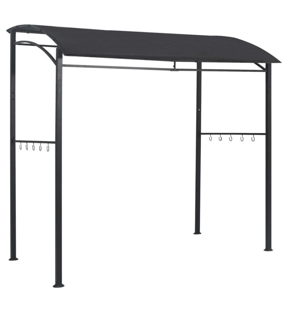 BBQ-Pavillon 215x150x220 cm Anthrazit Stahl