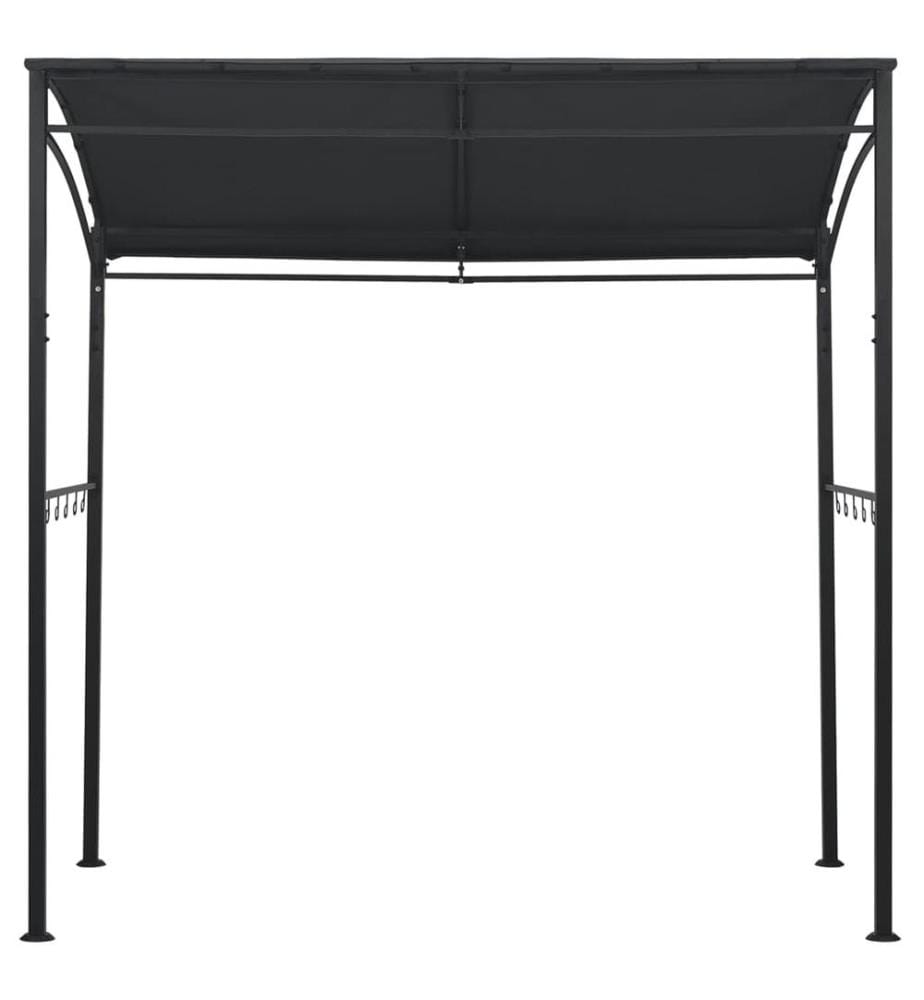 BBQ-Pavillon 215x150x220 cm Anthrazit Stahl
