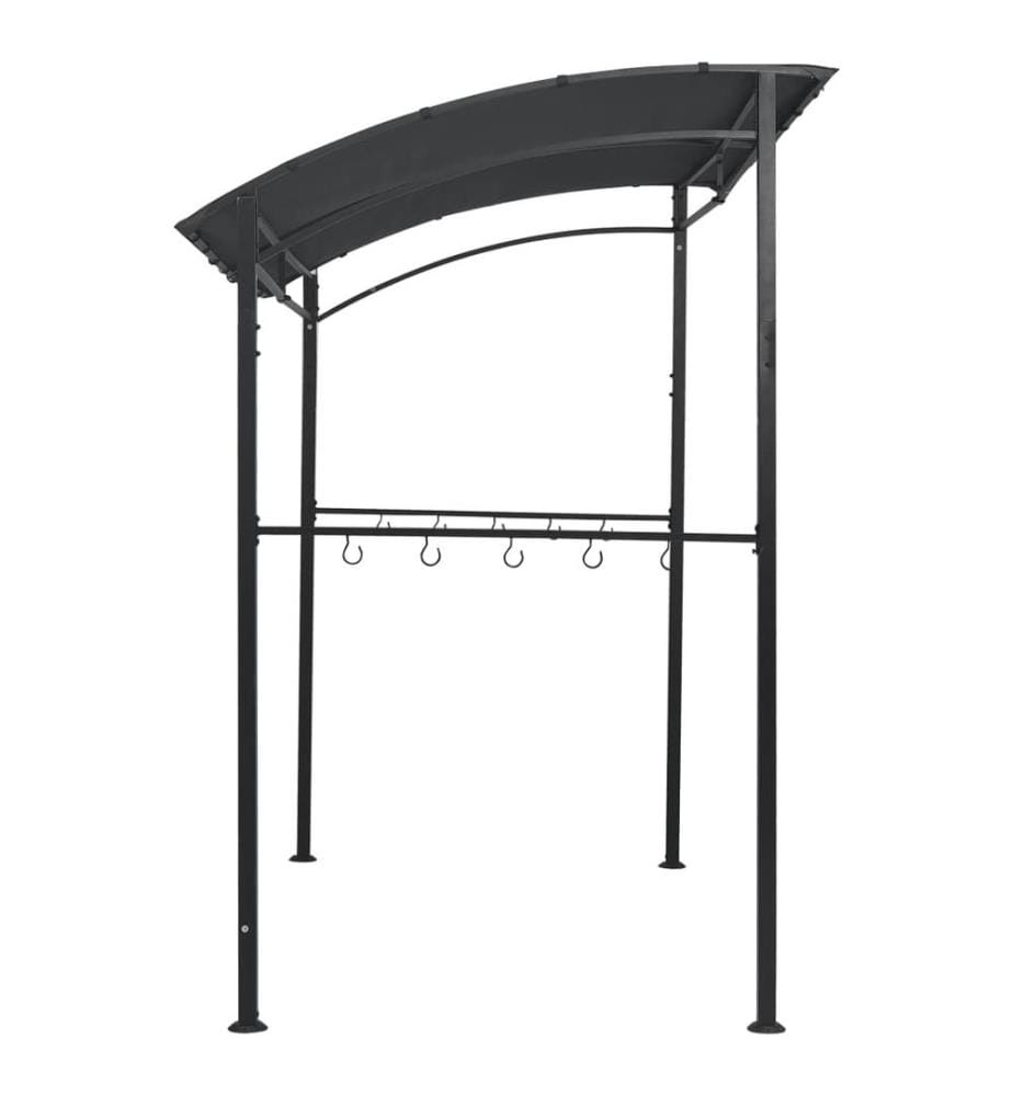 BBQ-Pavillon 215x150x220 cm Anthrazit Stahl