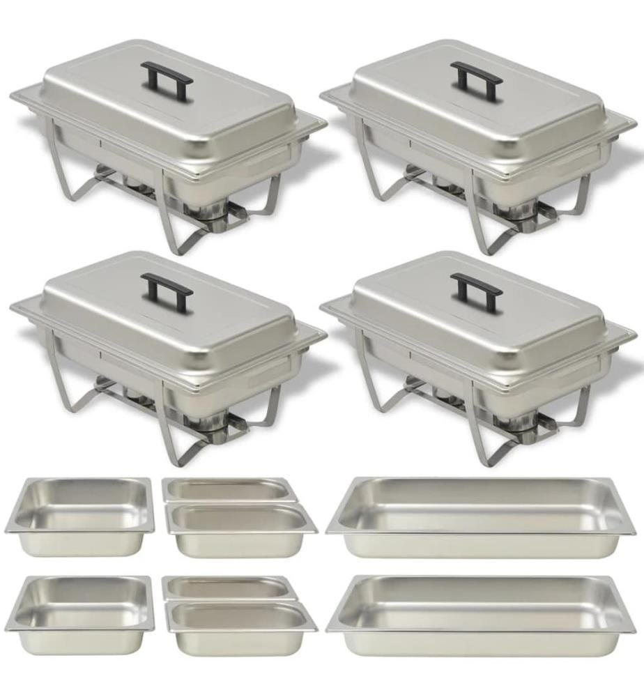 Chafing Dish Set 4-tlg. Edelstahl