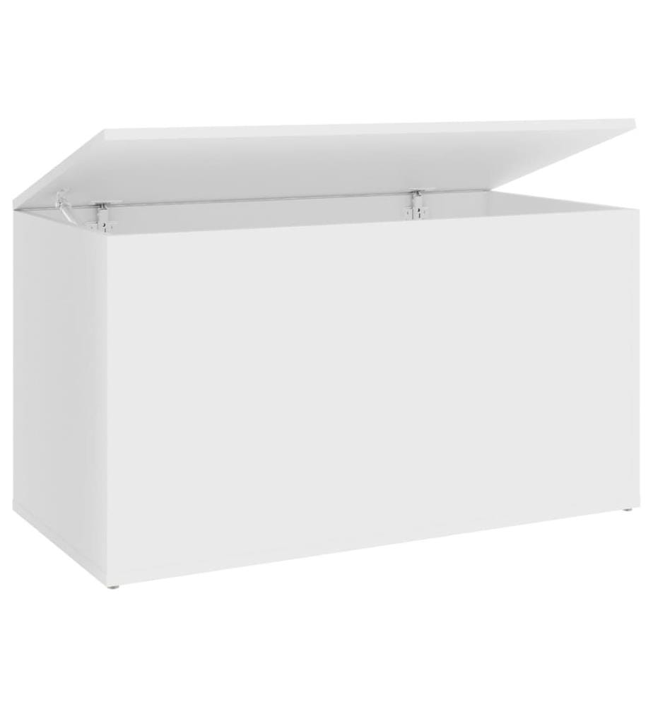 Aufbewahrungstruhe Weiss 84x42x46 cm Holzwerkstoff