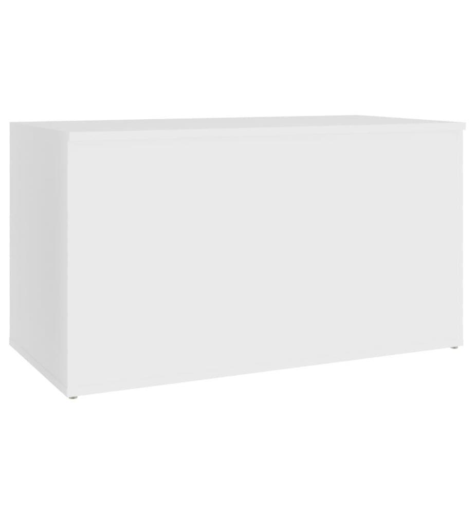 Aufbewahrungstruhe Weiss 84x42x46 cm Holzwerkstoff