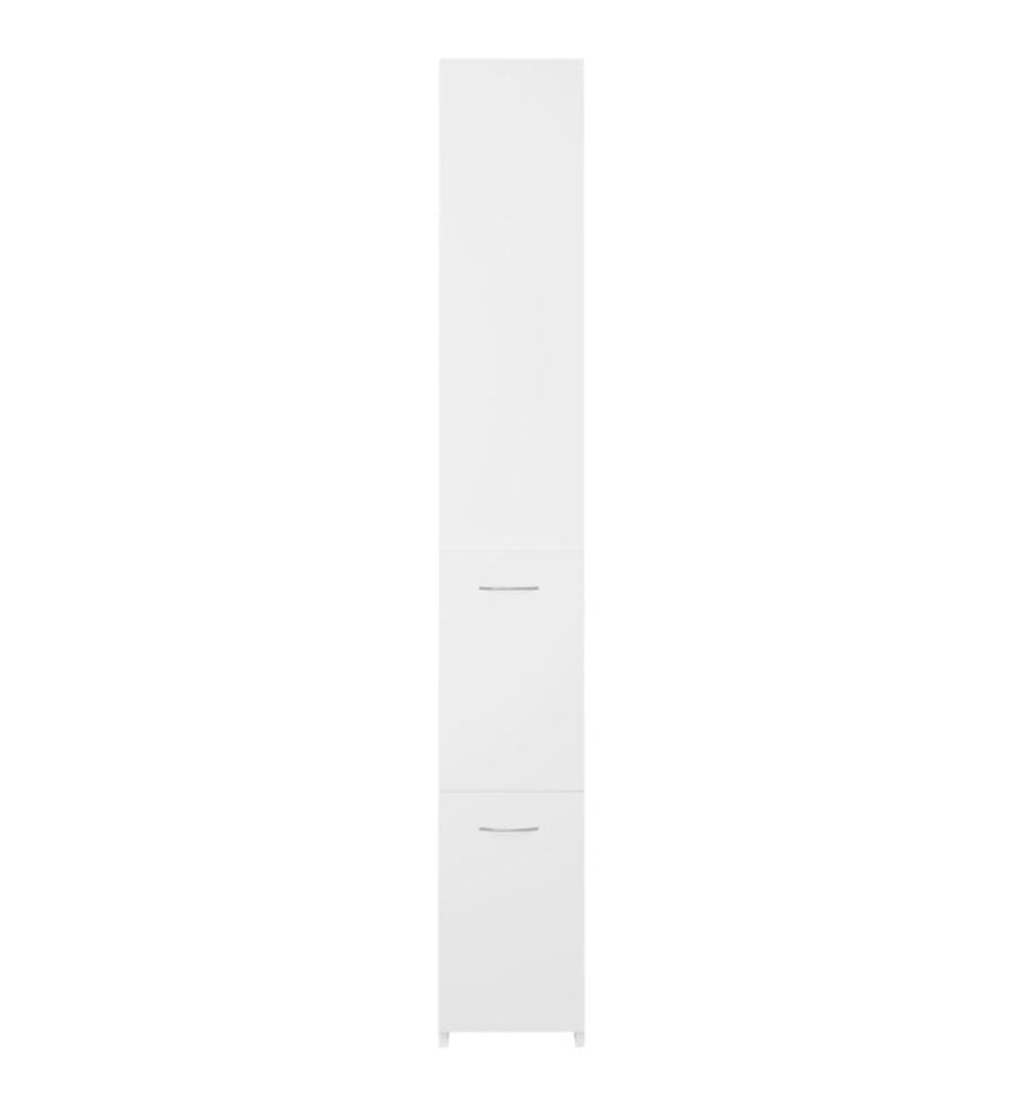 Badschrank Weiss 25x26,5x170 cm Holzwerkstoff