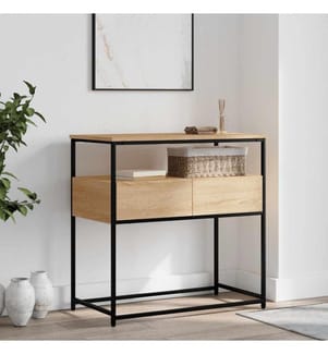 Konsolentisch Sonoma-Eiche 75x40x75 cm Holzwerkstoff