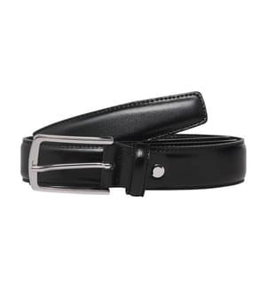 Ledergürtel Jack & Jones Jacchristopher - Schwarz