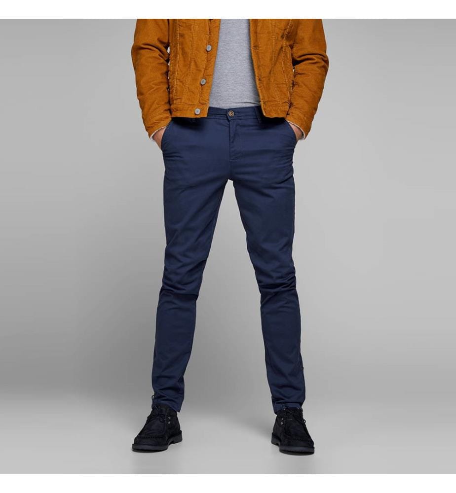 Pantaloni Chino Jack & Jones Marco Bowie - Blu Marino