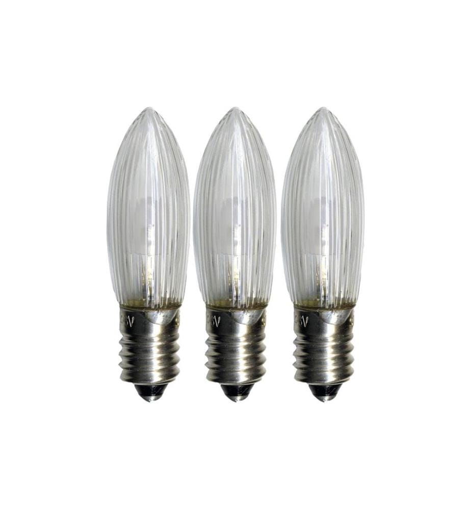 STAR TRADING - Lampe Universal LED 0.2 W (1.8 W) E10 Warmweiss, 3 Stück