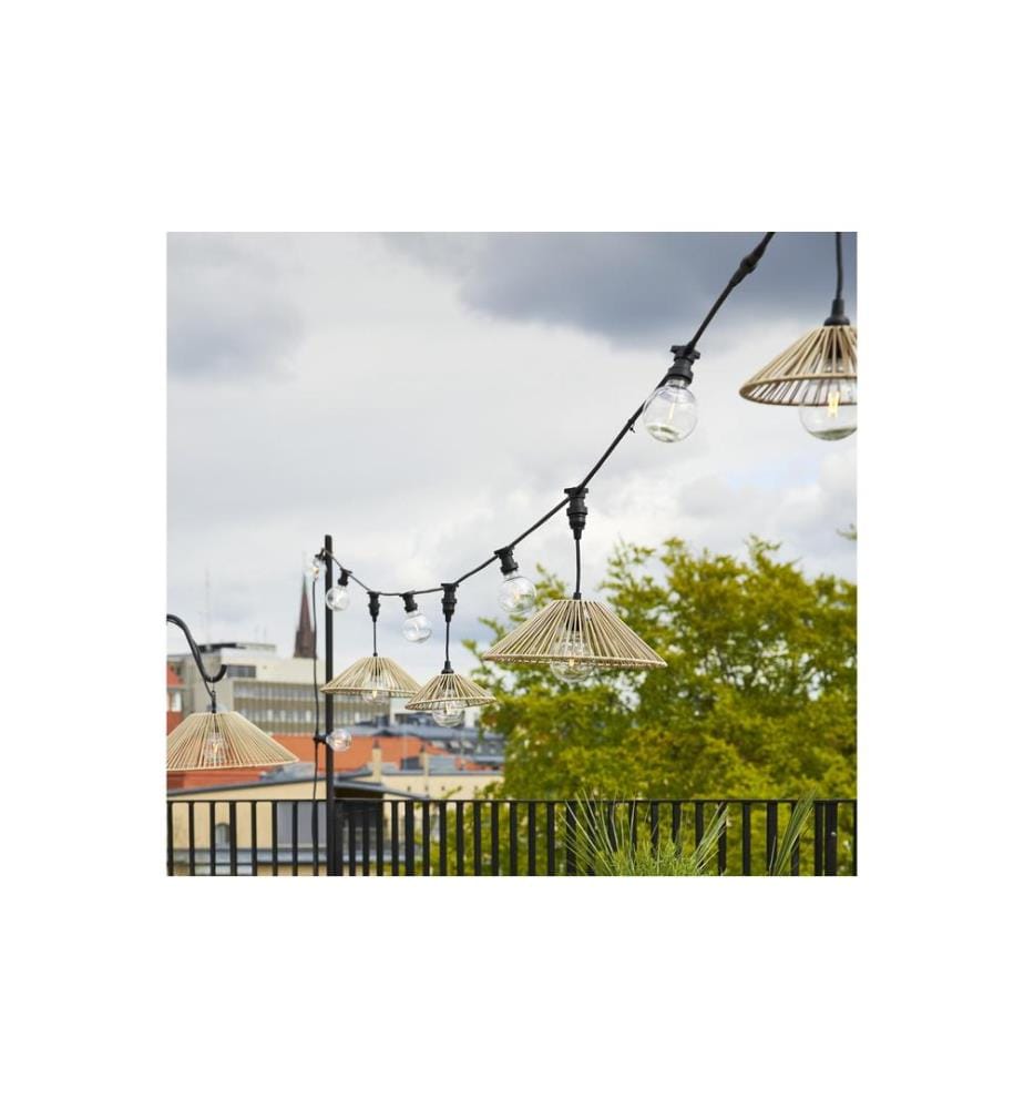 STAR TRADING - Suspension 5x E27 Noir
