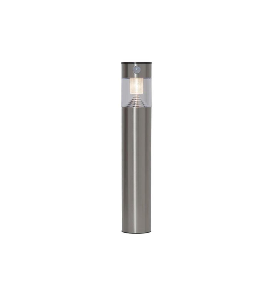 STAR TRADING - Sockelleuchte Solar Marbella, Silber