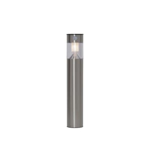 STAR TRADING - Sockelleuchte Solar Marbella, Silber
