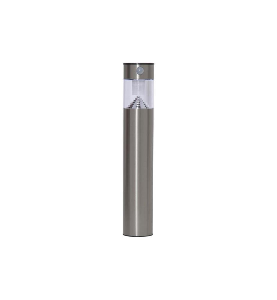 STAR TRADING - Sockelleuchte Solar Marbella, Silber