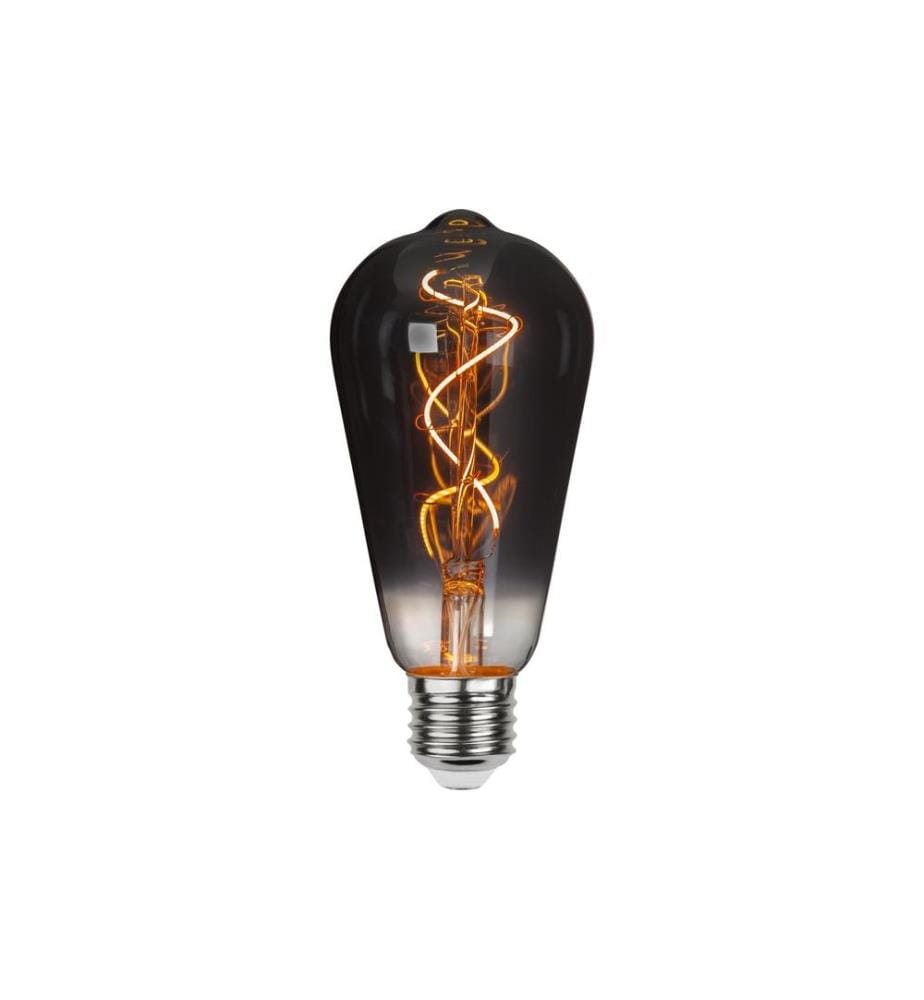 STAR TRADING - Lampe LED Grace Smoke, 3 W, E27, Blanc chaud