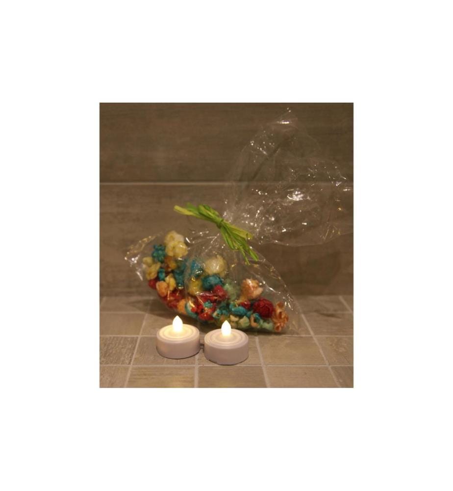 STAR TRADING - Set de bougies à chauffe-plat LED Paulo Ø 3.6 x 2.9 cm, Blanc, 2 pces