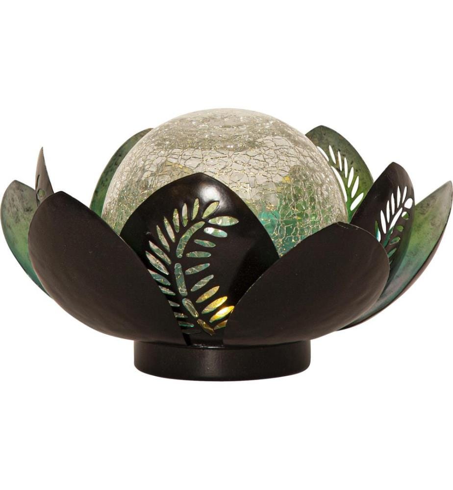 STAR TRADING - Éclairage de jardin Décoration solaire Lilly, Ø 24 cm, argent