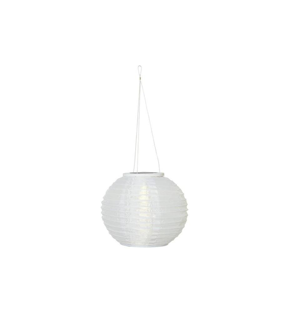 STAR TRADING - Lampion Solar Festival, Ø 25 cm, blanc