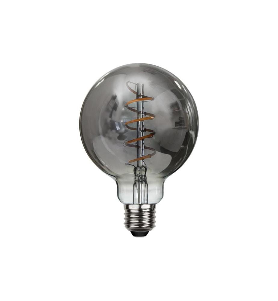 STAR TRADING - Lampe LED Spiral Filament Smoke, 2 W (15 W), E27, blanc chaud