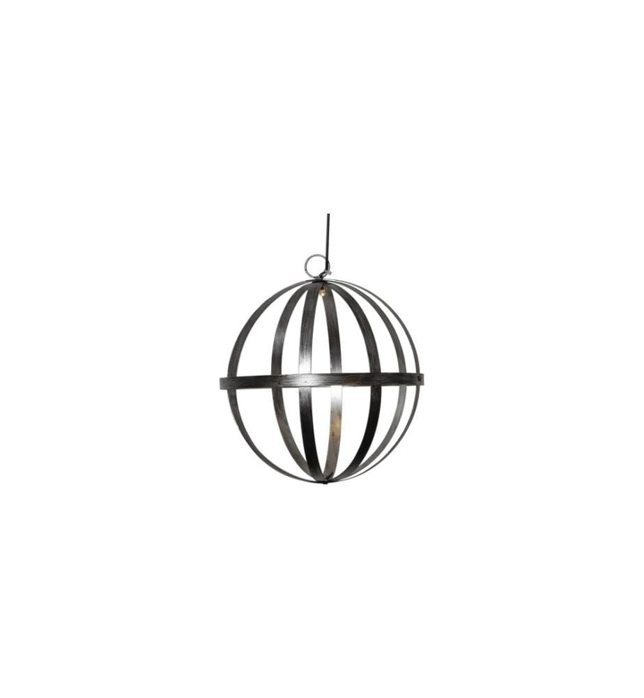 STAR TRADING - Gartenlicht Solar Astri, Ø 25 cm, Silber