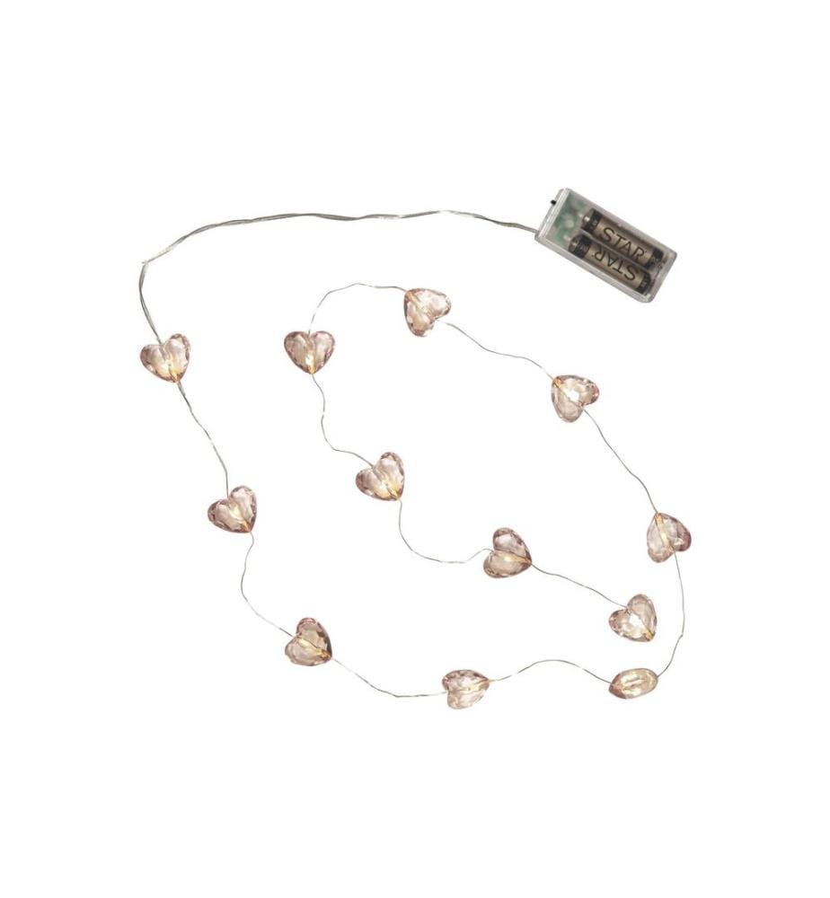 STAR TRADING - Lichterkette Valentine Rosa