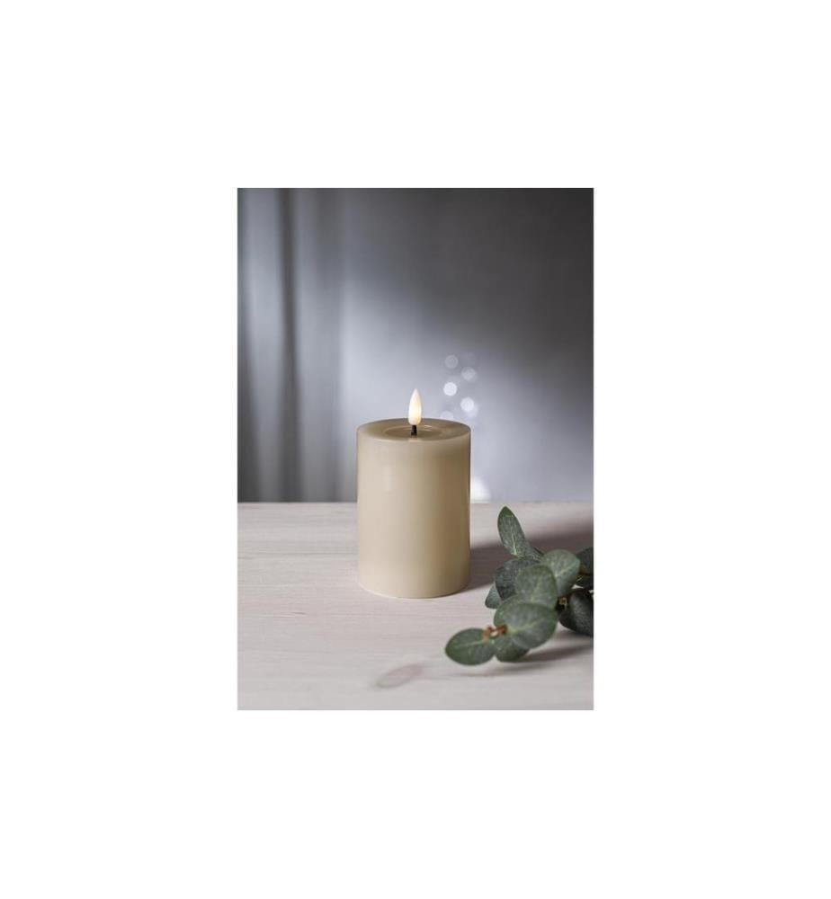 STAR TRADING - LED-Kerze Flamme Flow, Beige