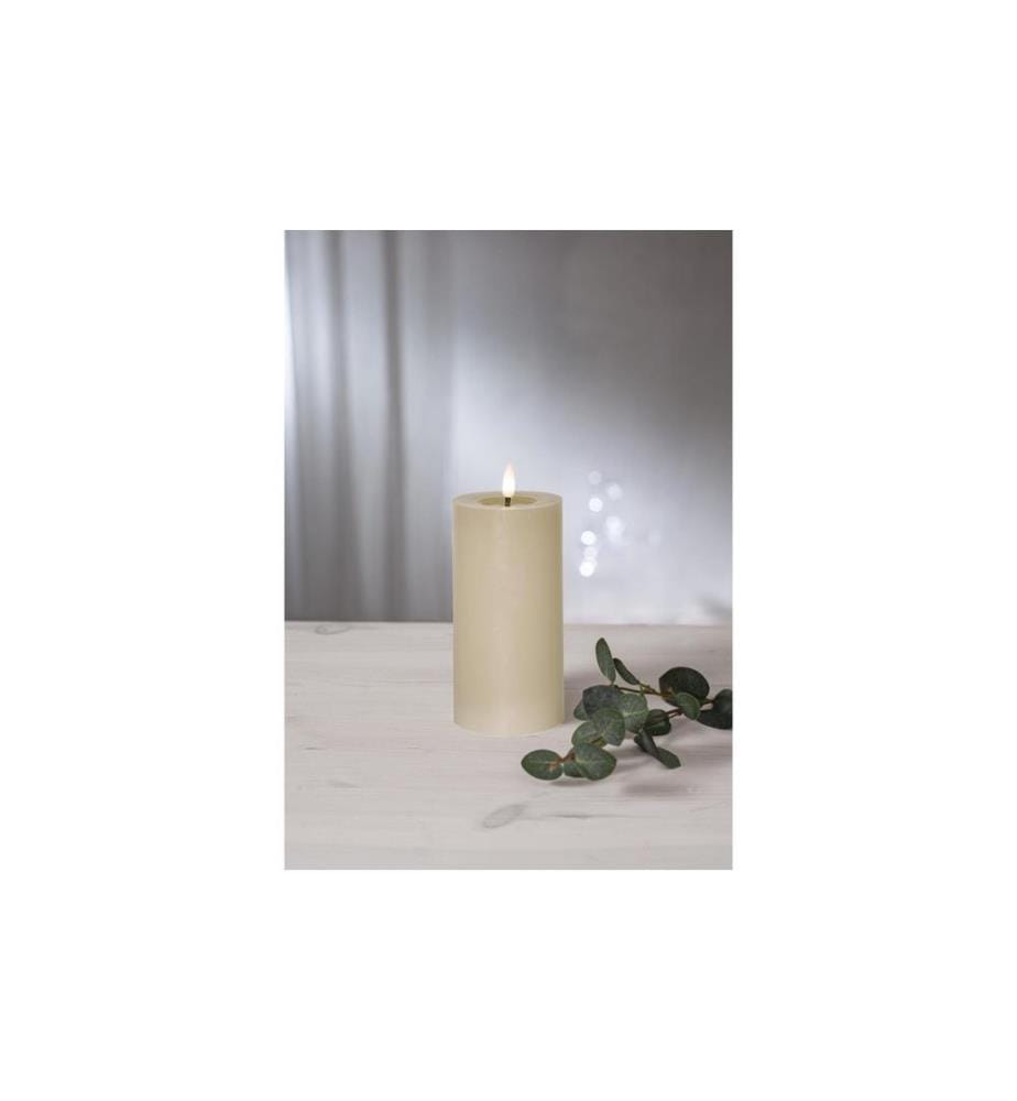 STAR TRADING - LED-Kerze Flamme Flow, Beige
