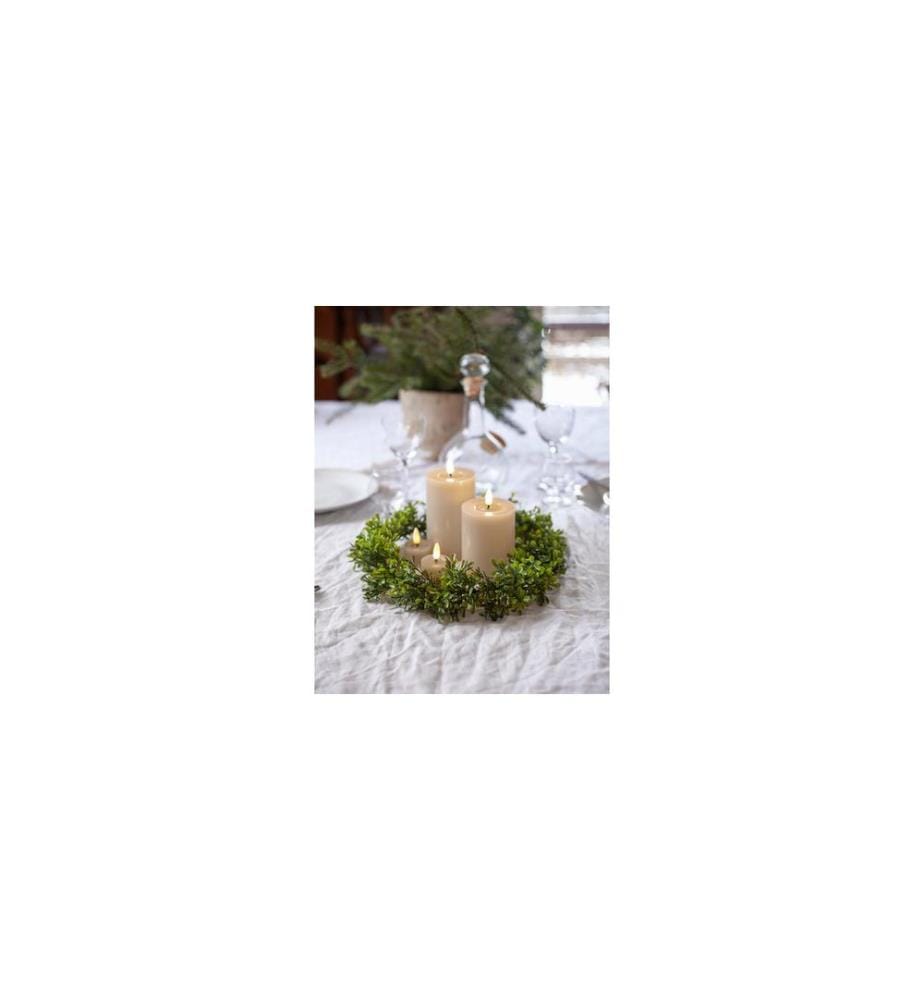 STAR TRADING - LED Teelichter Set 2 Pack Flow 5 cm – Beige