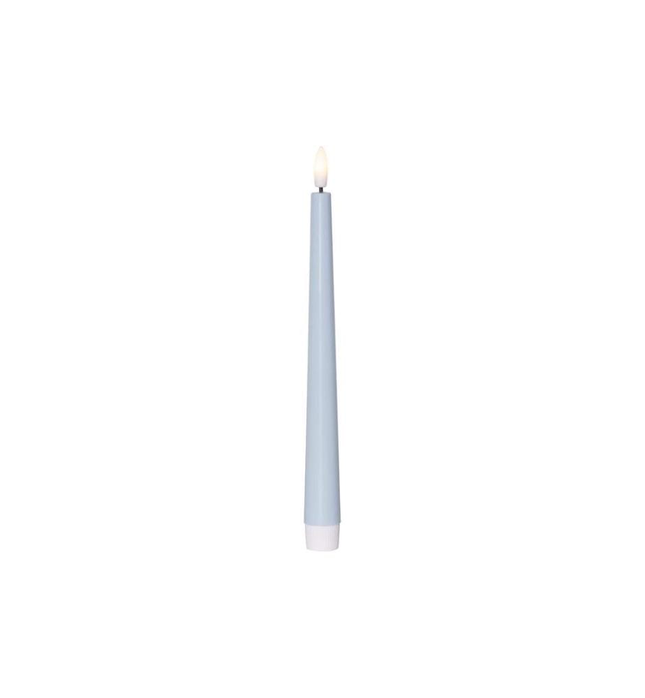 STAR TRADING - LED-Stabkerzen Set Dinner Candy 2 pack, Warmweiss – blau