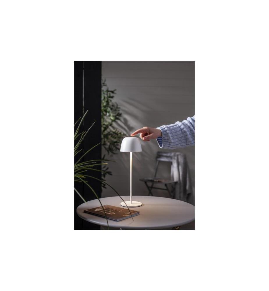 STAR TRADING - Lampe de table à accu Ronda IP54, blanc chaud, blanc