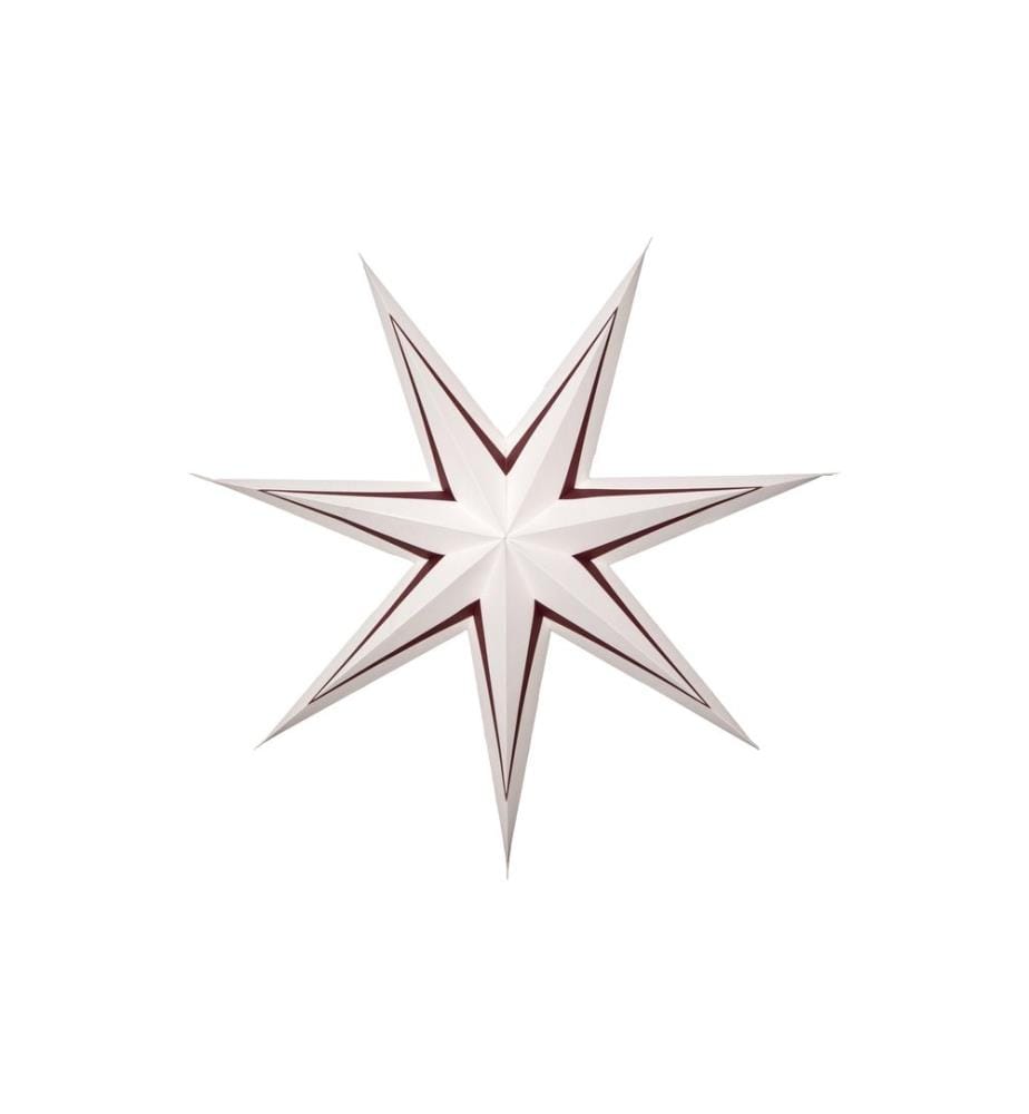 STAR TRADING - Stella Paper Star Stripe, Intérieur, Blanc