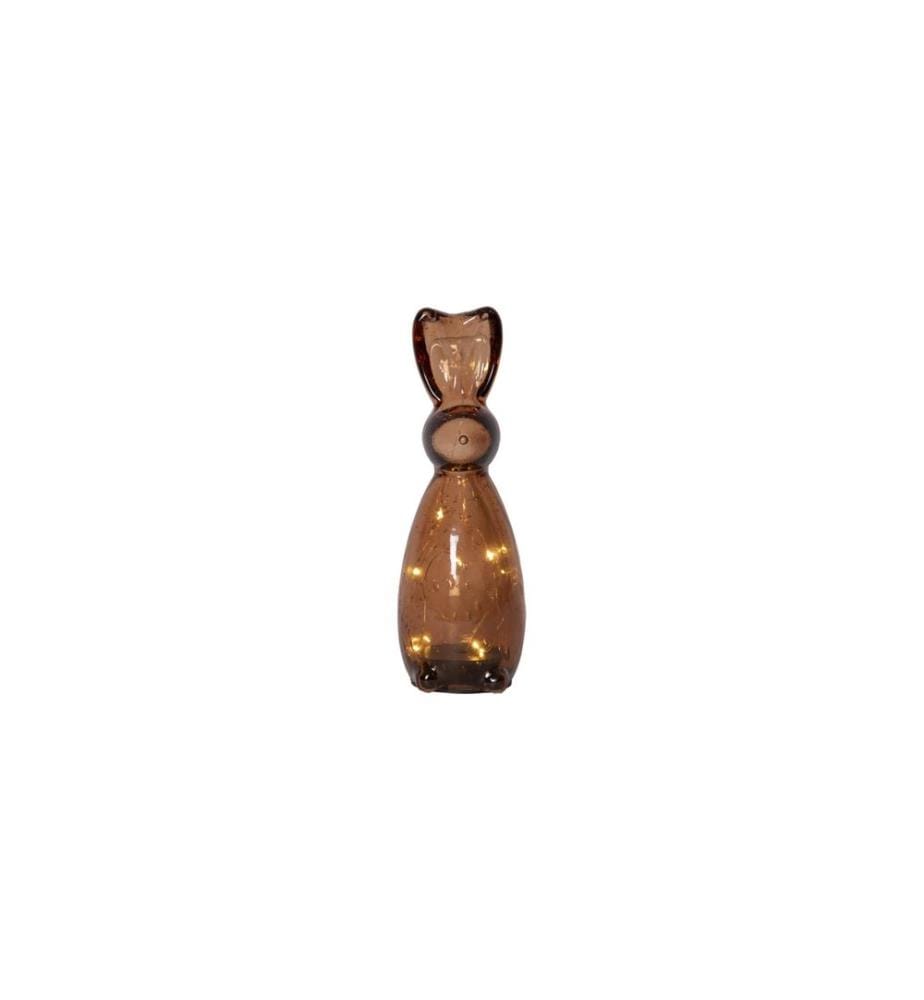 STAR TRADING - Décoration de table Lapin Harry Brun