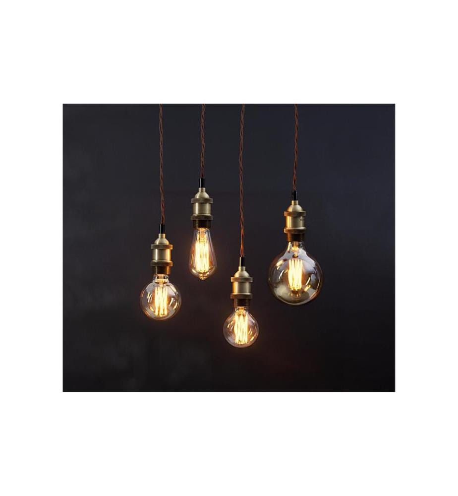 STAR TRADING - Lampe Vintage Gold G80 3.7 W (25 W) E27 Warmweiss