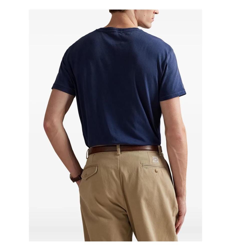 T-Shirt - Blau/Weiss