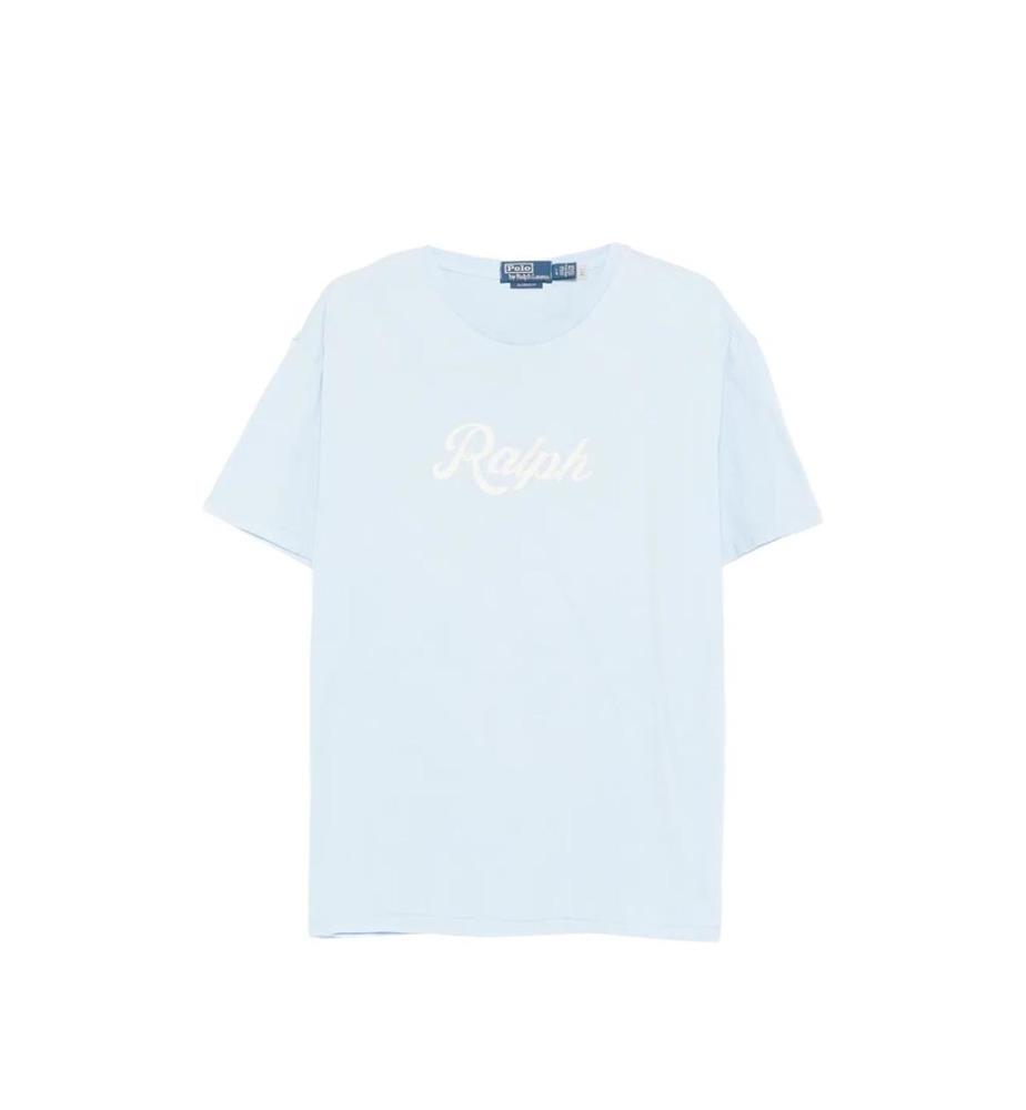 T-Shirt - Blau/Weiss