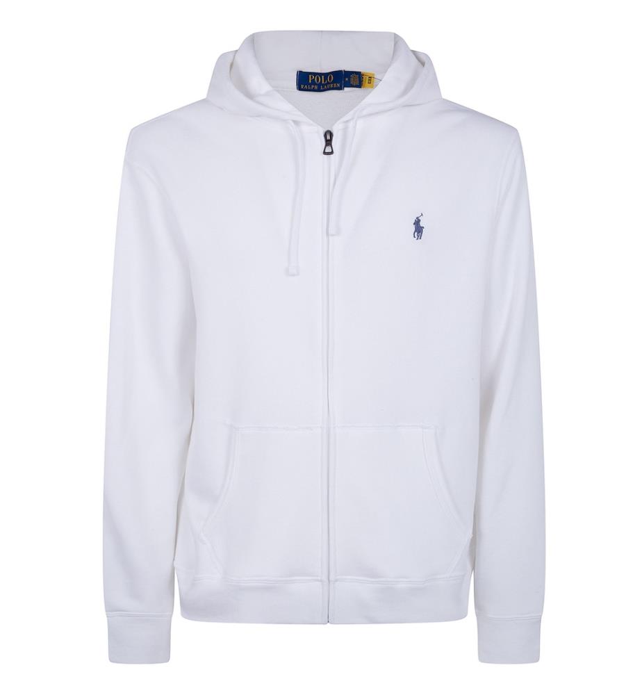 Sweatshirt mit Kapuze und langen Ärmeln - Weiss
