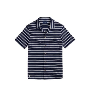 Hemd - Marineblau/Creme