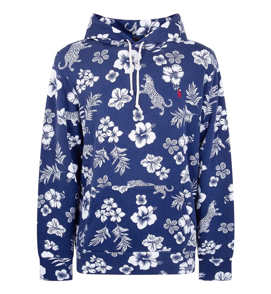 Sweatshirt mit Kapuze und langen Ärmeln - Blau