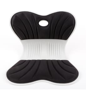Coussin de siège ergonomique – Noir/Écru