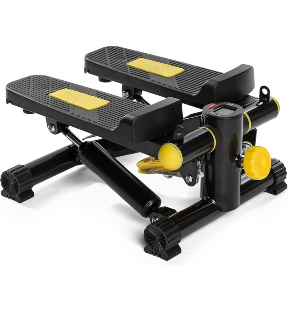 Stepper Résistance et Hauteur Réglables - Noir/Jaune