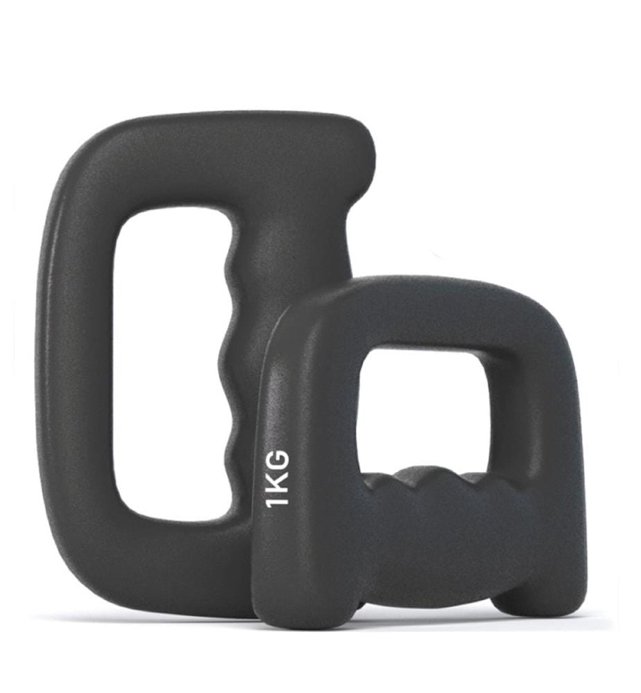 Paire de Petits Haltères 1 kg –  Noir