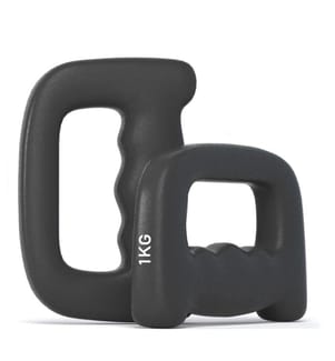 Paire de Petits Haltères 1 kg –  Noir