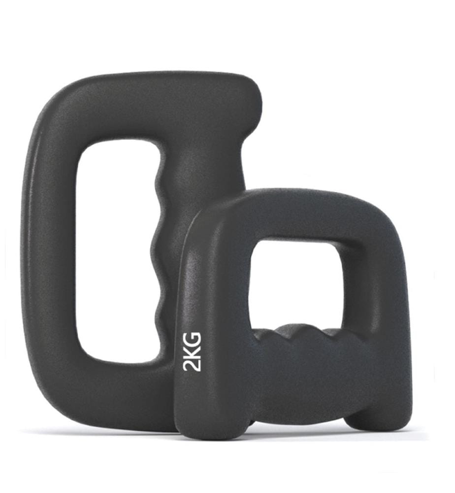 Paire de petits haltères 2kg - Noir
