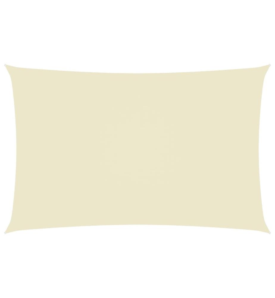 Sonnensegel Oxford-Gewebe Rechteckig 3x6 m Creme